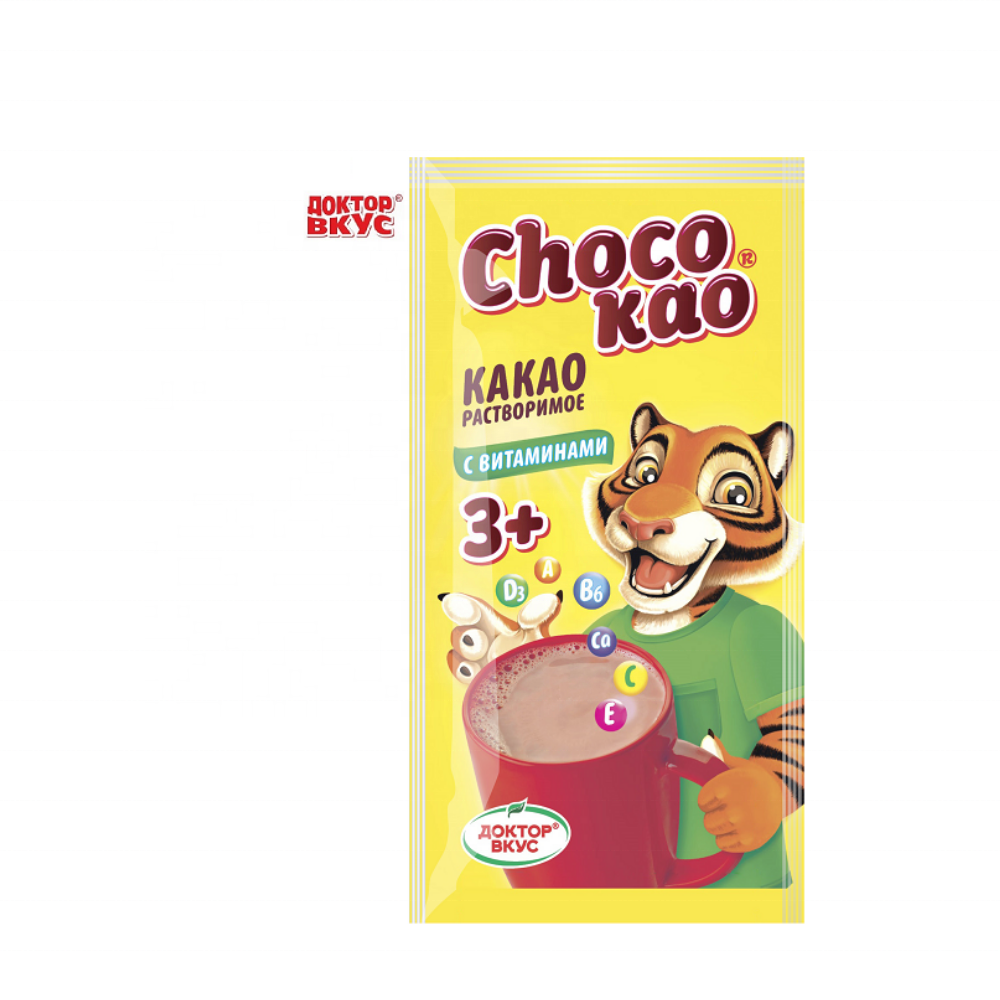 Растворимый какао-напиток с сахаром и натуральными ингредиентами