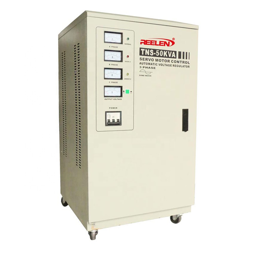Трехфазный стабилизатор напряжения переменного тока 50KVA TNS-50KVA регулятор напряжения переменного тока