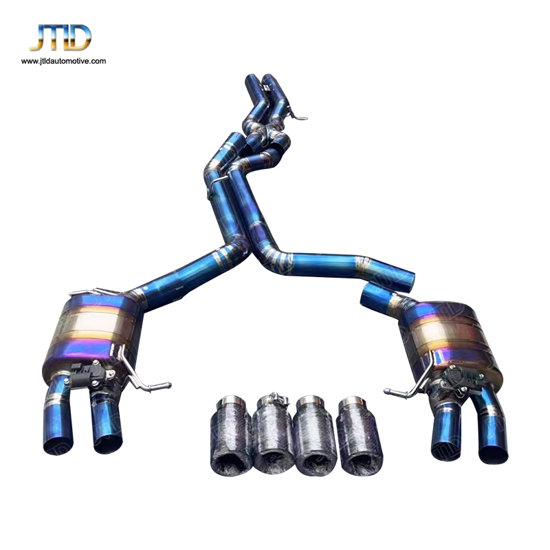 JTLD Performance Escape Titanium Exhaust Valvetronic System Exhaust Valved Catback Pipe System For AUDI RS6 C8