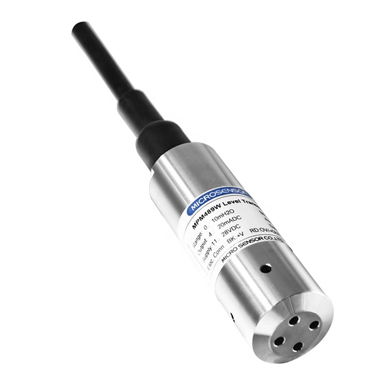 Микродатчик MPM489W, погружной полностью герметичный датчик уровня жидкости, датчик давления масла, датчик давления в резервуаре для воды