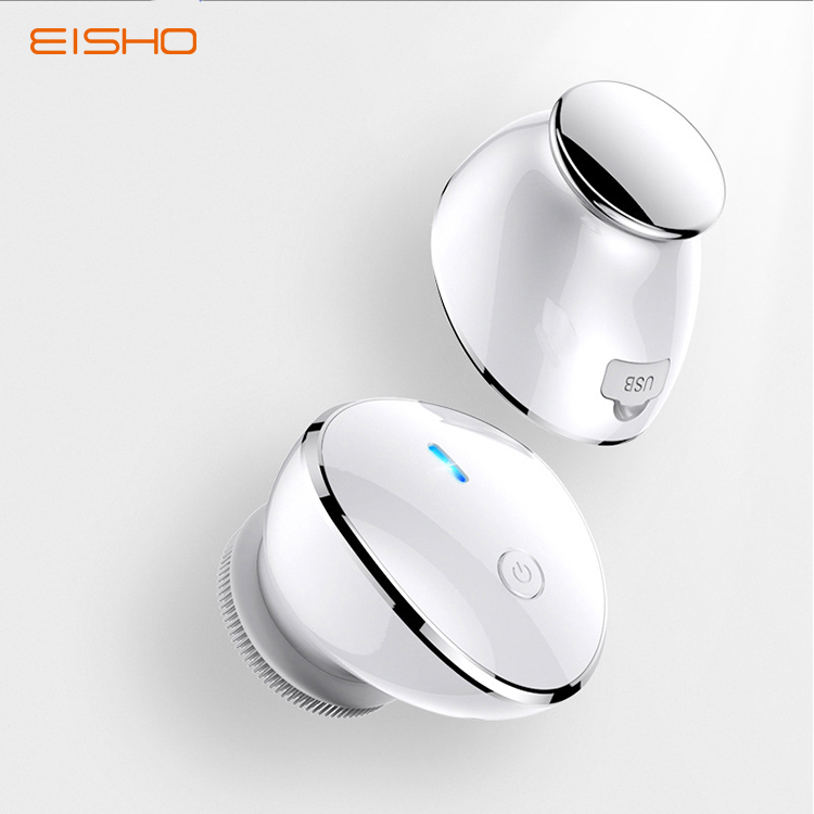 EISHO Beauty Device вибрационная щетка с подогревом 2 в 1 питательный массажер яйцо Sonic вибрационная Очищающая щетка для лица