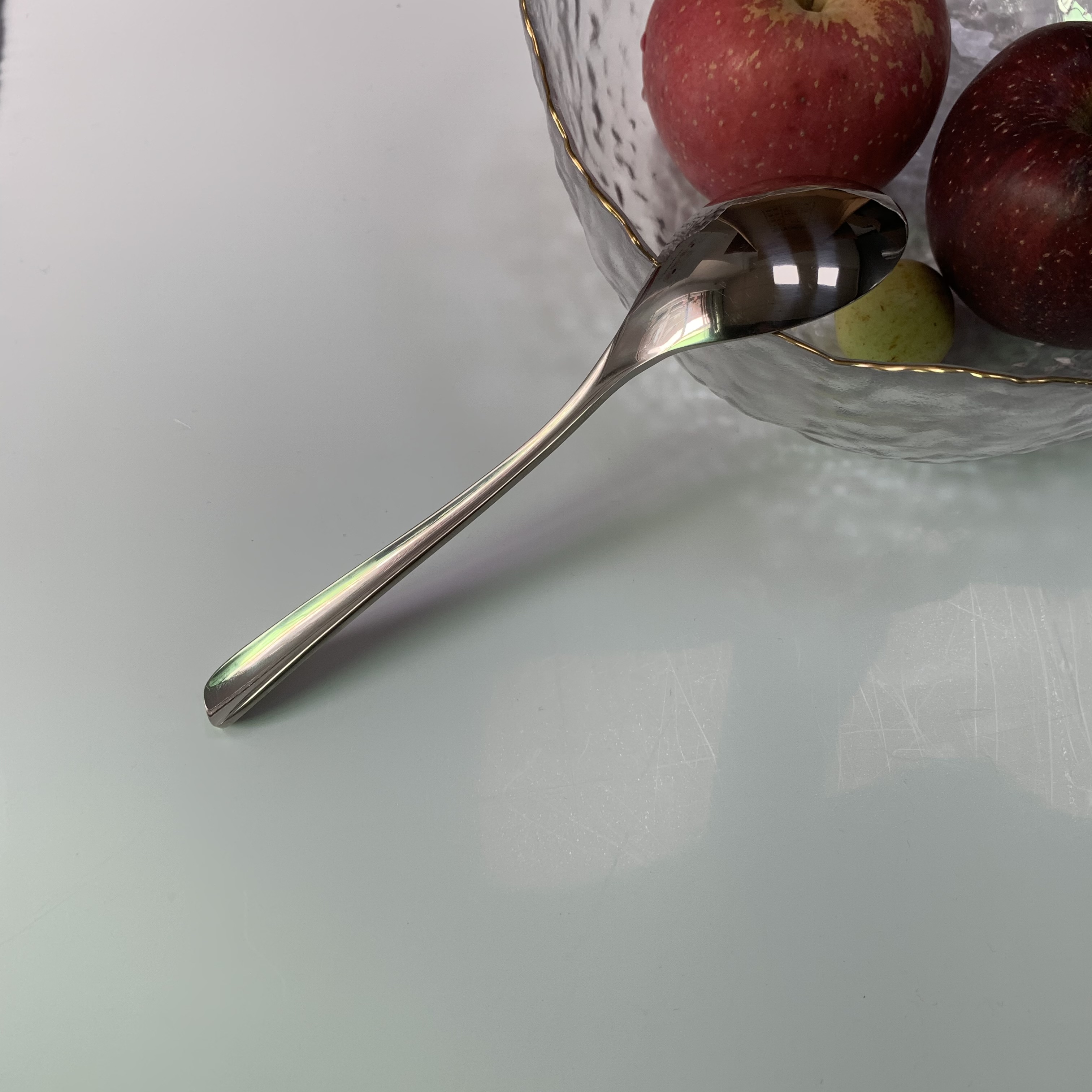 Титановая длинная ручка 8,7 дюймов суп Кемпинг Spork Экологичная кофейная ложка