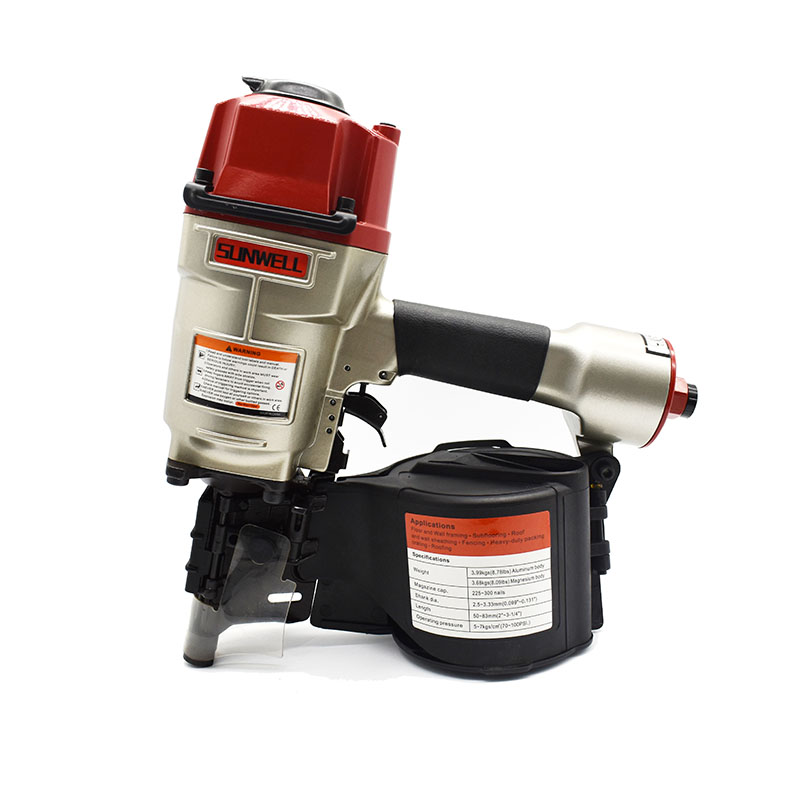 Nice Price CN80 Air Source Coil Nailer For Wooden Boxes