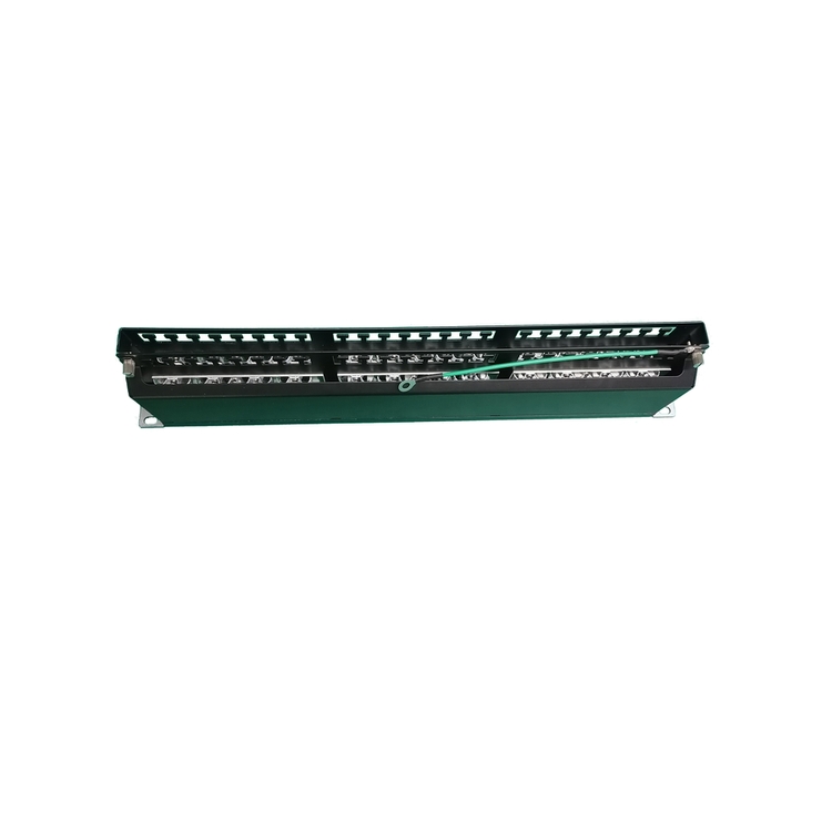 110 двойным iidc экранированный STP Cat5e 1U патч-панель 19 дюймов