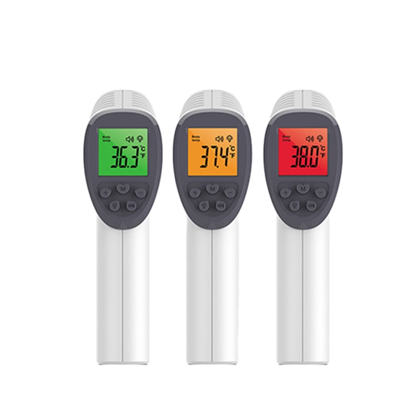 Digital Thermometer Nontouch High Precision Battery Thermometer Three Color Infrared Thermometer With Electric