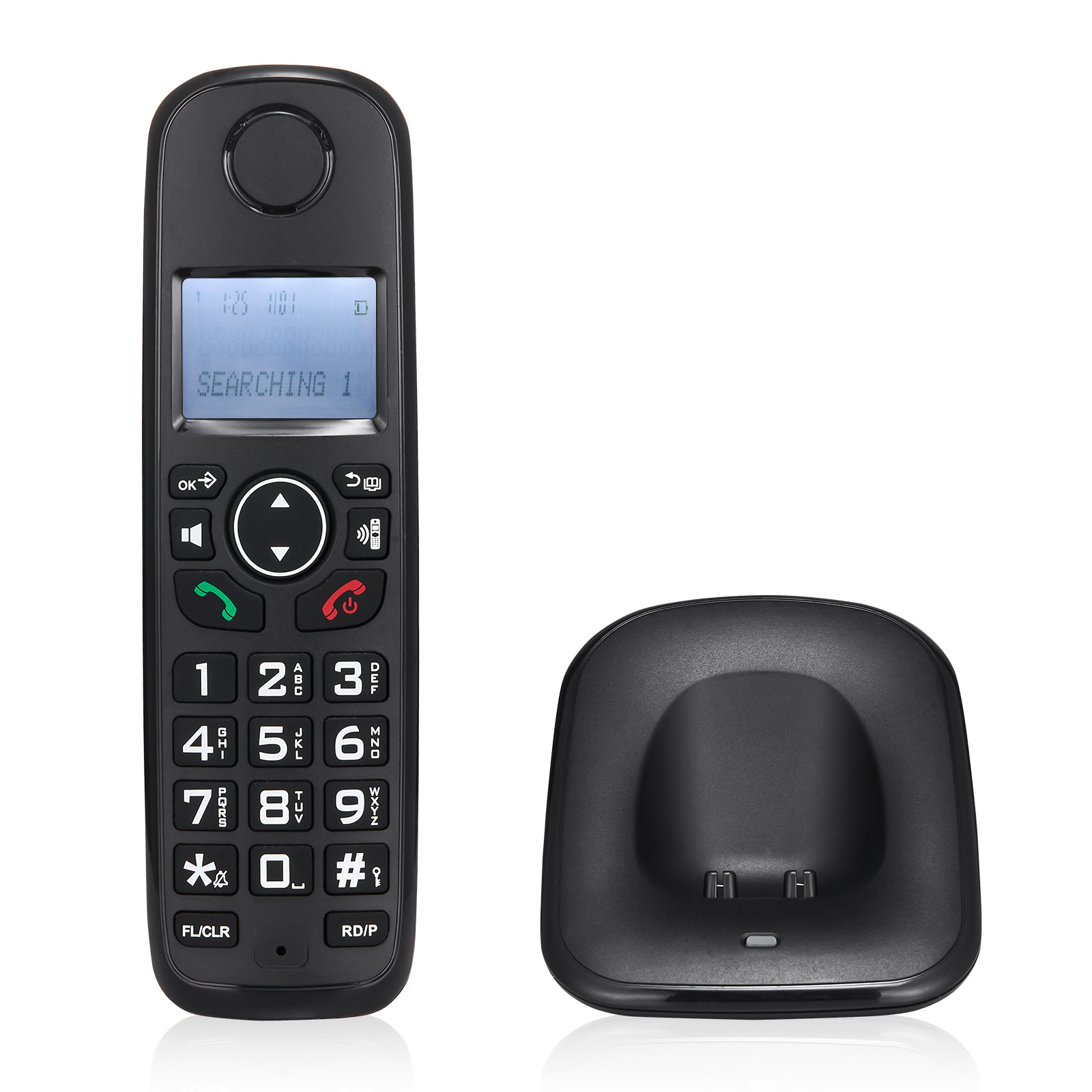 DECT6.0 расширяемый беспроводной телефонной системы с 3 линии Caller ID телефон для офиса Поддержка 5 телефонов стационарный телефон