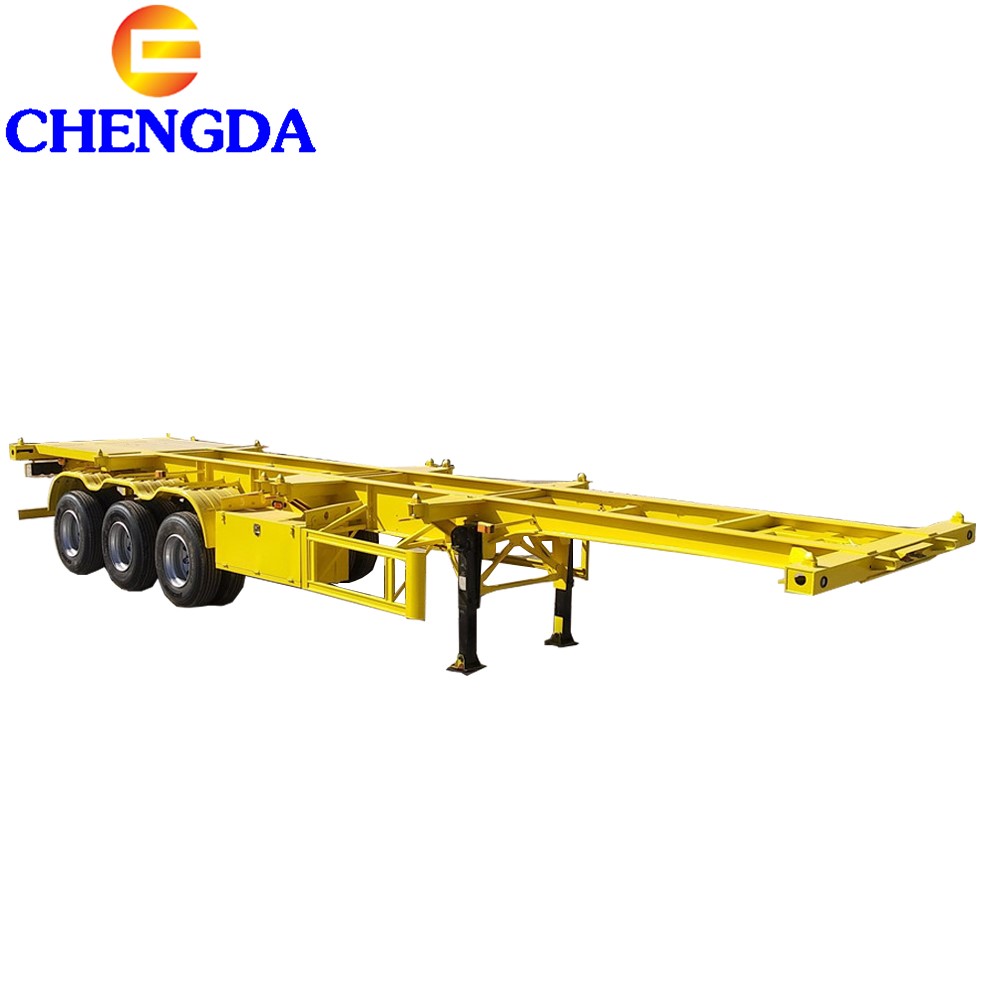 CIMC качество Chengda бренд 40ft трехосный Контейнер Скелет Полуприцеп в грузовик полуприцеп