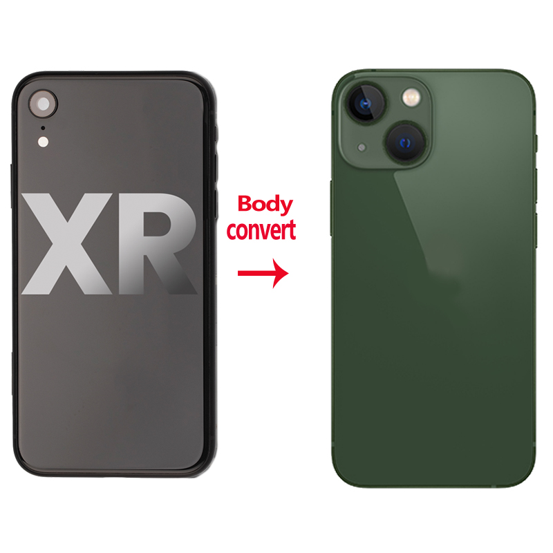 Задний корпус для IPhone Xr на 13 XR Like 13, новейший дизайн, сменный корпус батареи для Iphone Xr на 13