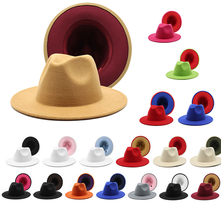 Popular Hot Low Price Fedora Hats Colorful Wholesale Fedora Hats Luxury Custom Fedora Hat In Stock
