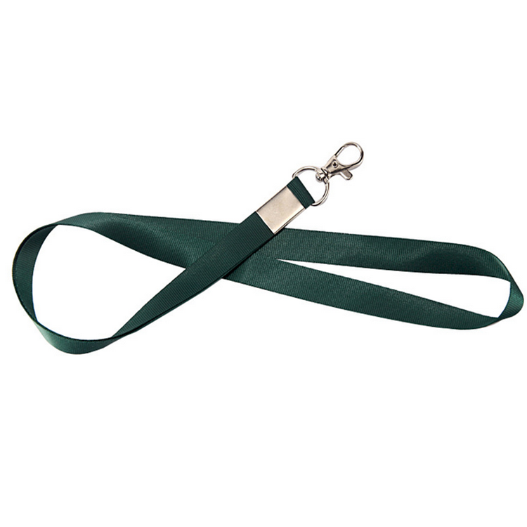 Metal Hook Polyester Material ID Card Strap Rope Phone Lanyard Custom Logo