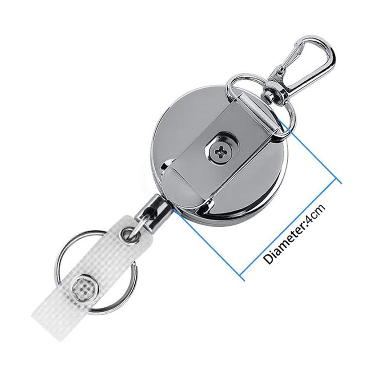 Металлический Выдвижной ID Badge Reel/ID Badge Holder