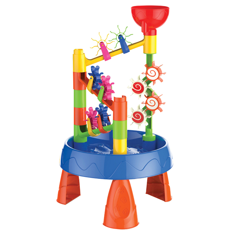 Summer bath room water play track toys sand table games kids