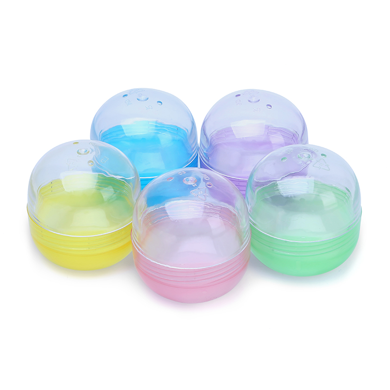 Gachapon Ball Empty Capsule Ball, Customized Size Colors Toy Capsule Ball