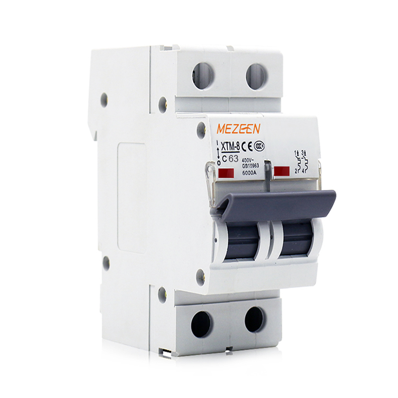Circuit Breaker Factory Direct 2P MCB 63A Mini Circuit Breaker Manual Transfer MCB Switch