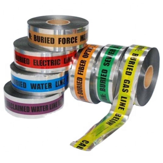 Customized Logo Underground Detectable Warning Tape