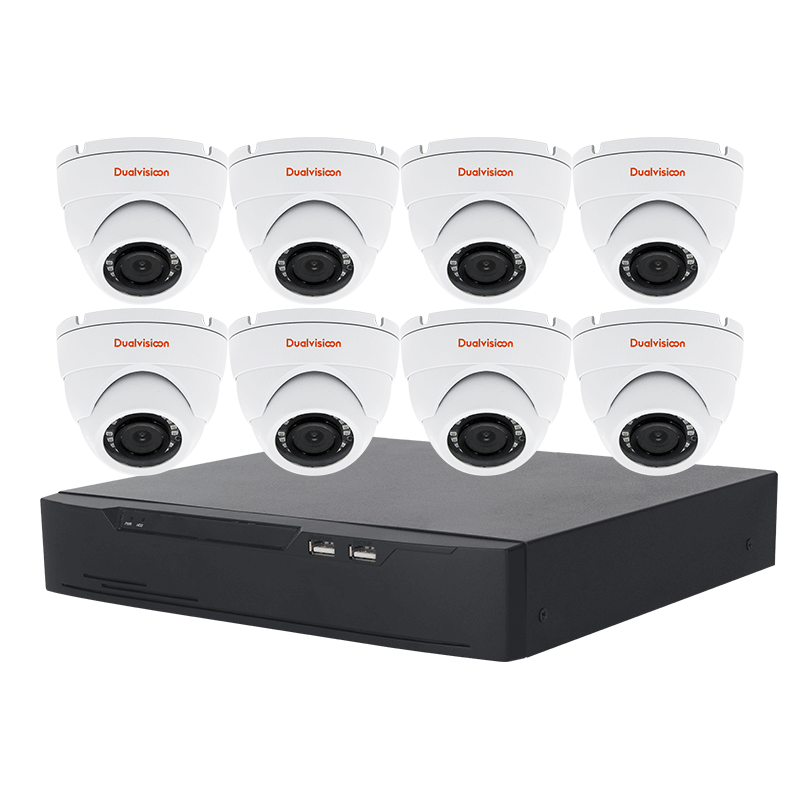 Длинный диапазон удаленного просмотра глаз 8 камера PoE nvr kit Система ночного видения Крытый 8ch ночного видения ip камеры видеонаблюдения набор