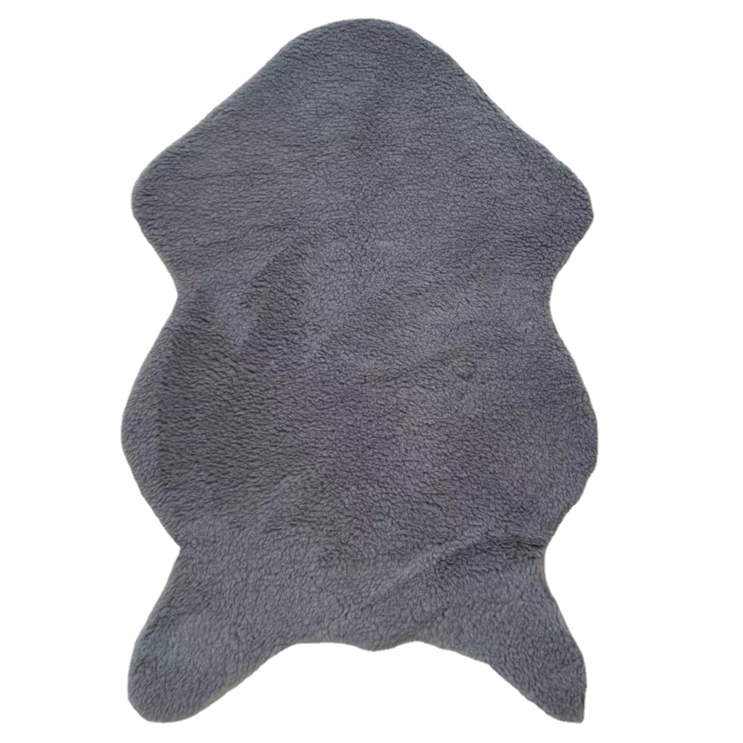 Soft 30%wool sherpa sheepskin rug Area Plush shag rug 2ft x 3ft