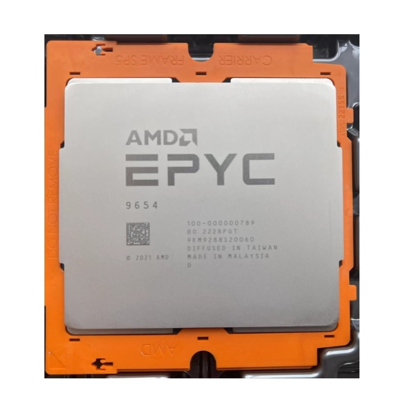 EPYC 9654 EPYC 9004 серии Socket SP5 96 ядер 192 резьбой 2,4 ГГц 360 Вт TDP CPU Процессор нового поколения XIAOLONG процессор