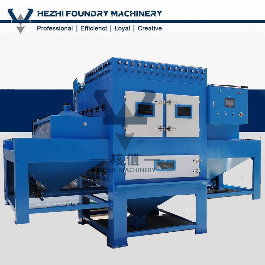 Dustless Automatic Conveyor Steel Plate Sand Blaster Equipments Industrial Sand Blasting Machine For Sale