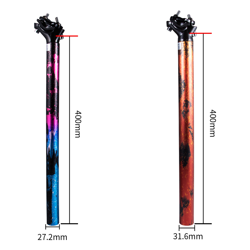 Bicycle Seat Suspension Tube Bike Post Clamp Damping Mtb Alloy Shock For Mountain Road Cycling Quick Colorful Aluminum Seatpost