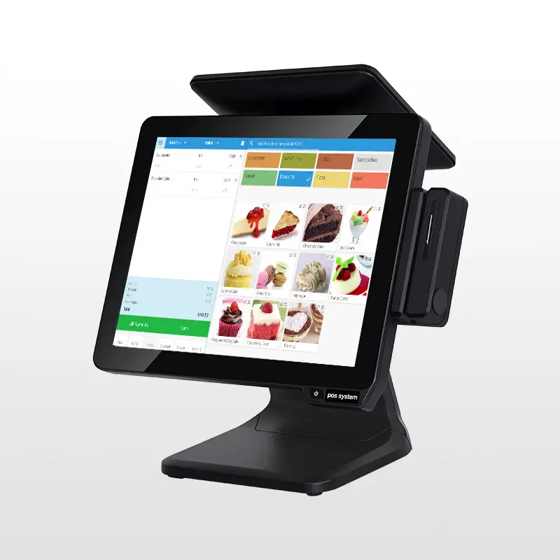 3years warranty 15inch aluminium alloy shell touch all in one Fanless Pos systems for store