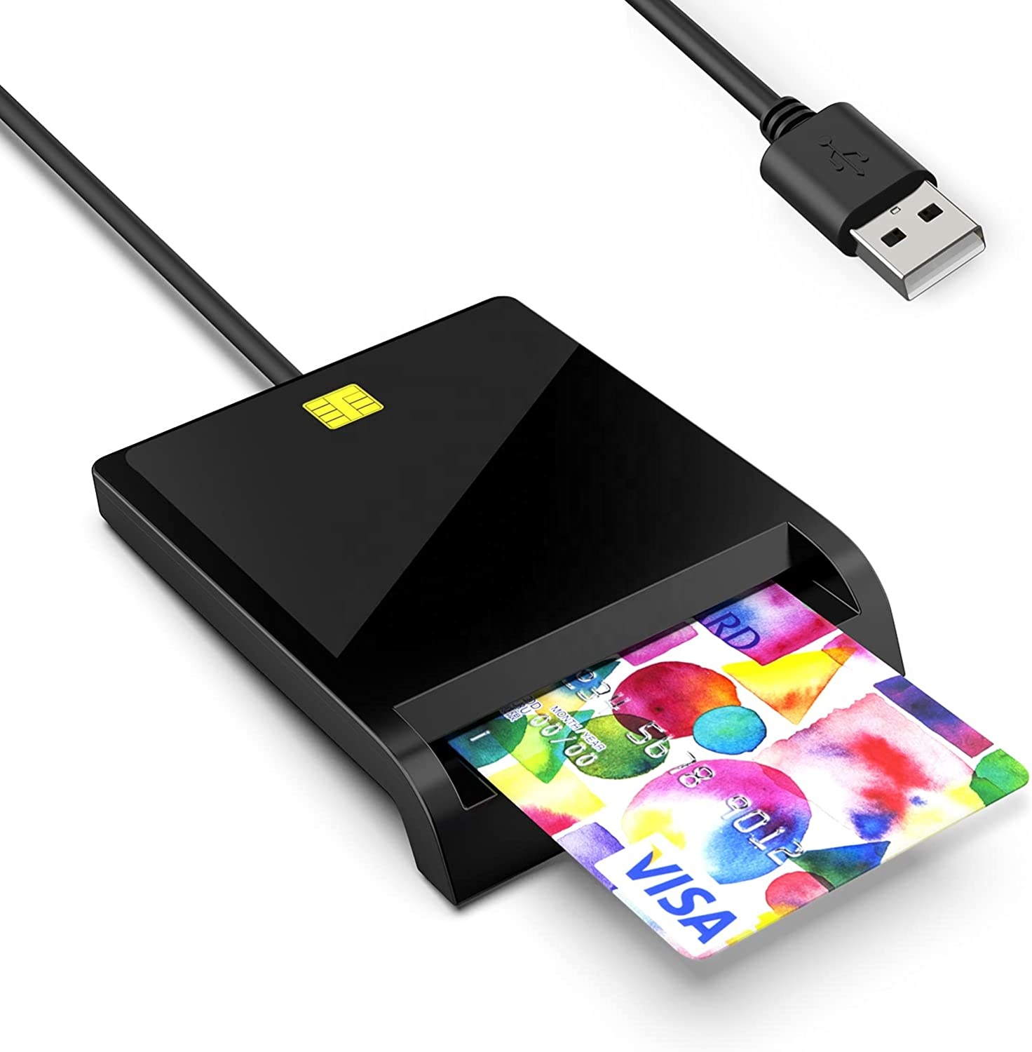 Лидер продаж на Amazon, считыватель Sim-карт банкомата, производитель чипов, Ic, Usb, считыватель смарт-карт, считыватель карт