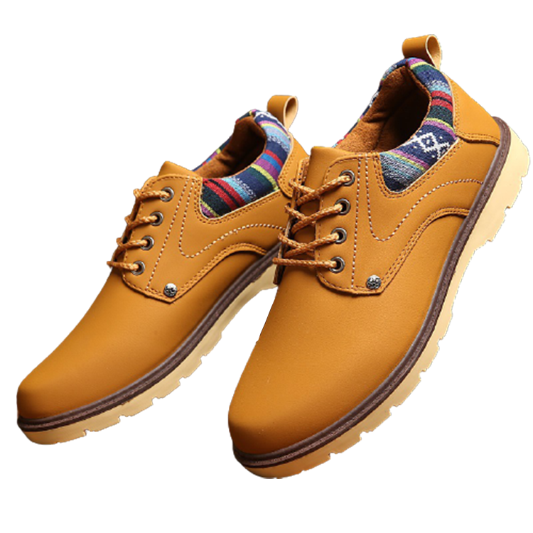 2021 Autumn New Men's Business Casual Leather Shoes Waterproof Non-slip Low-top Shoes