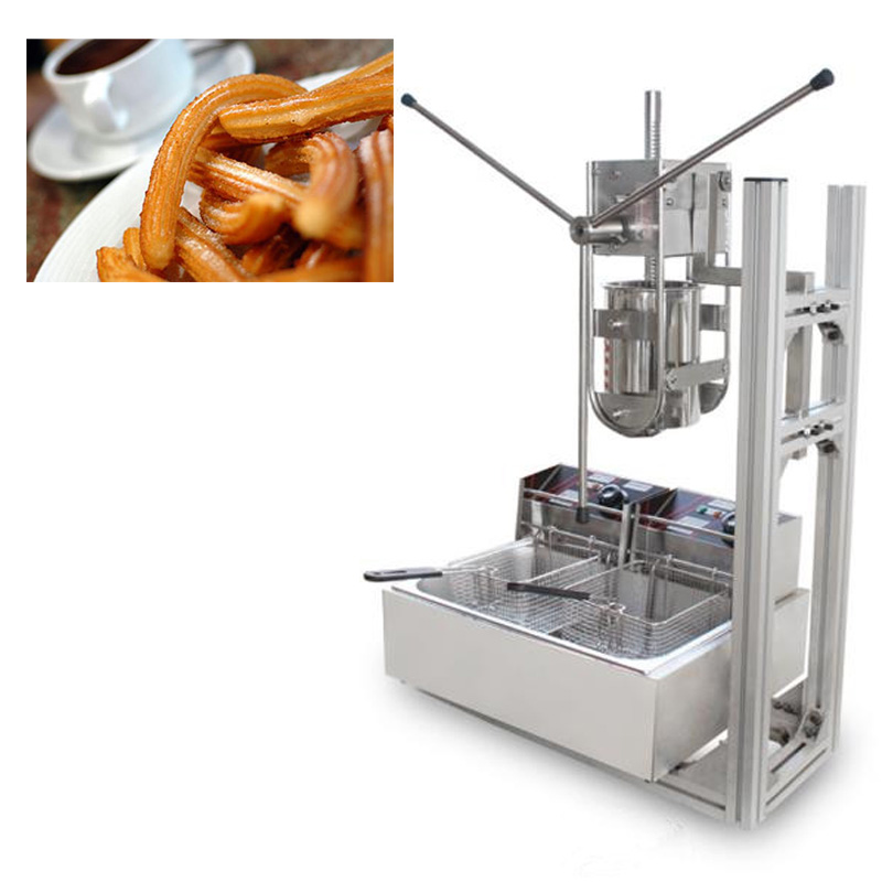 China Wholesale Spain Mini Churros Making Machine With Fryer And Filler/ Tapas/Latin Fruit Machine