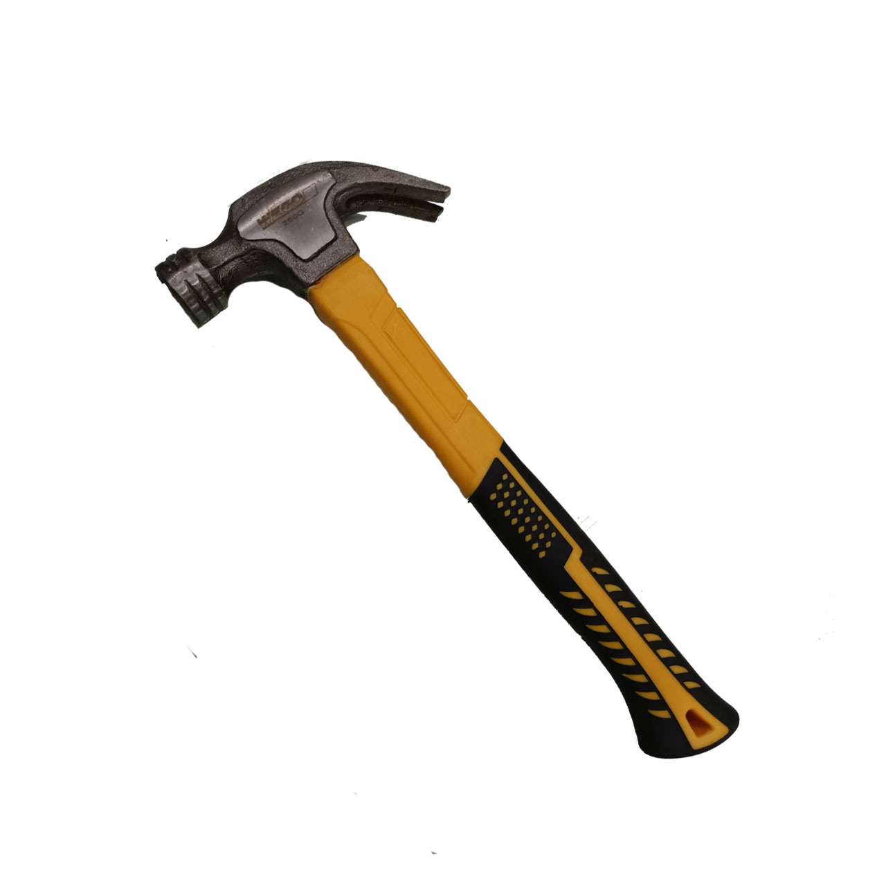 High quality professional American type 500g claw hammer with fiberglass handle