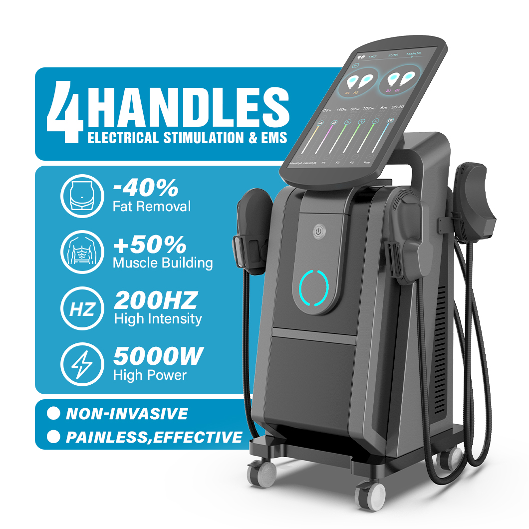 2 In 1 EMS Sculpt Muscle Stimulator Fat Reduce Machine Muscle Build Body Massage Ems Sculpting Machine Neo