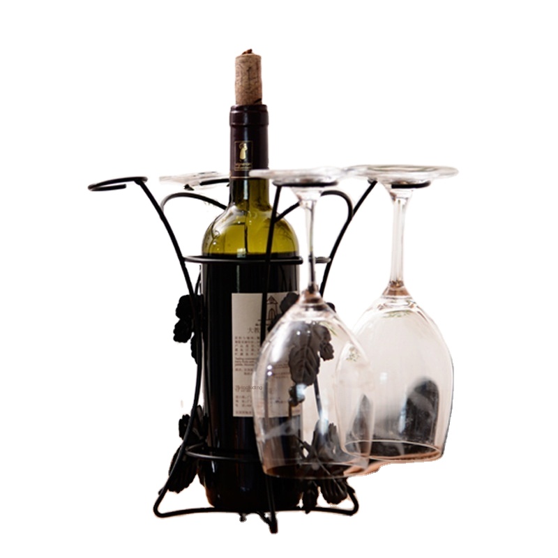 European-style Wine Cup holder hanging upside-down tall glass rack for domestic use