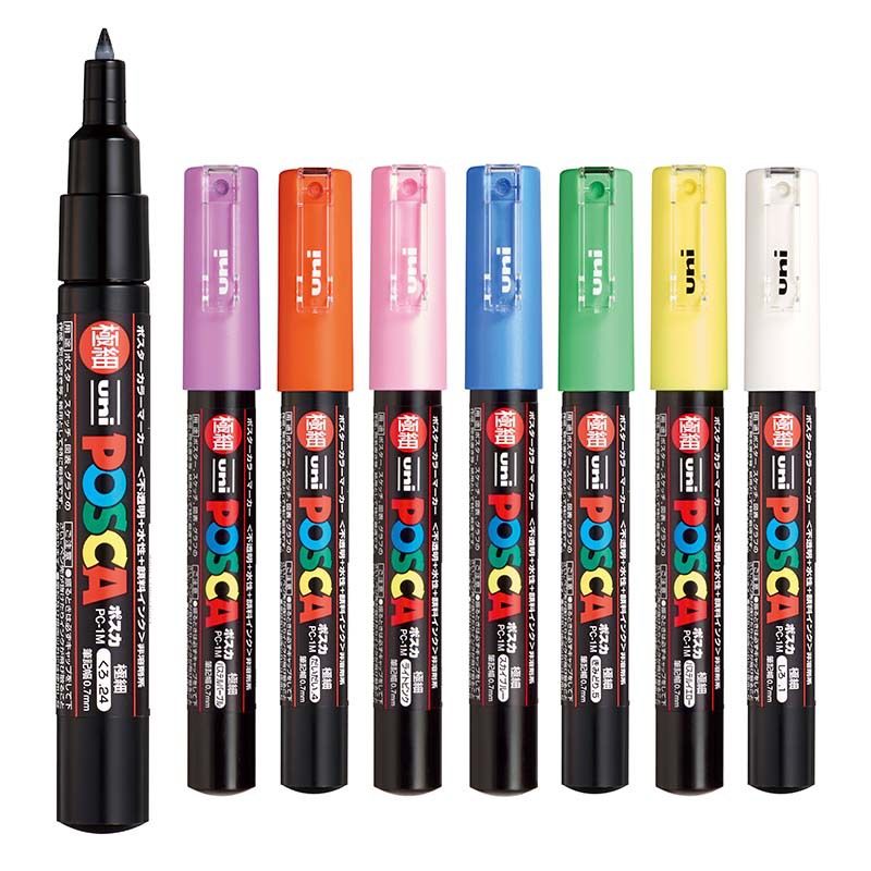 Постоянная художественная Uni Posca Pc-5m средняя Краска Маркер для белой доски