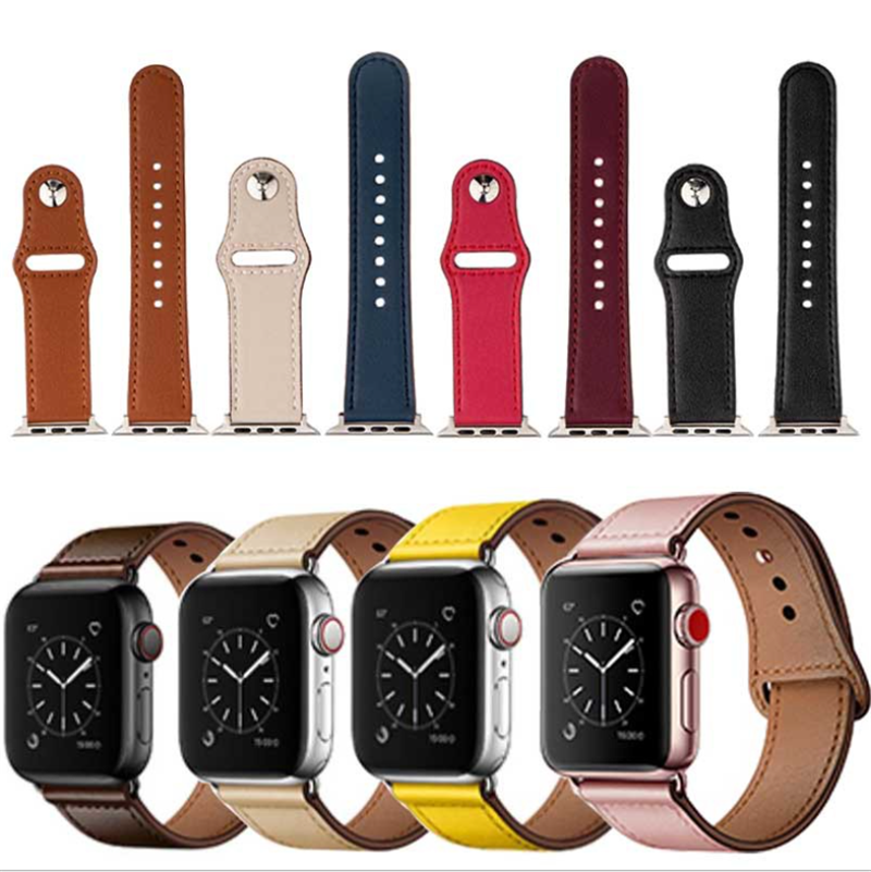 Ремешок из натуральной кожи для Apple Watch series 5/4/3/2/1 44 мм 40 мм и 38 мм 42 мм