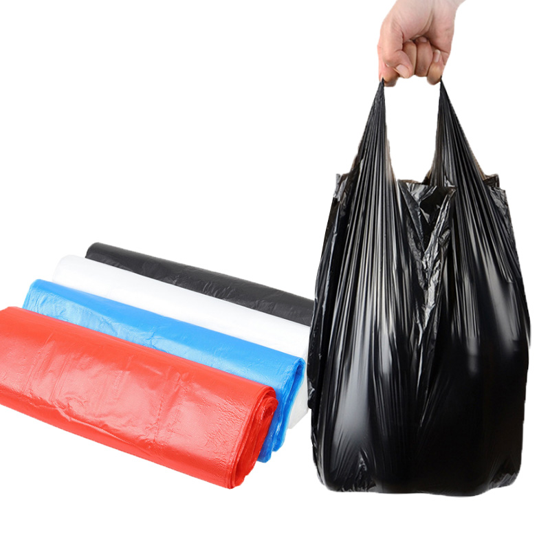 Пластиковый рулонный мешок, одноразовый пакет для фруктов и продуктов в рулоне, индивидуальный краскокрахмал, оптовая продажа, биоразлагаемые Полиэтиленовые пакеты в рулоне