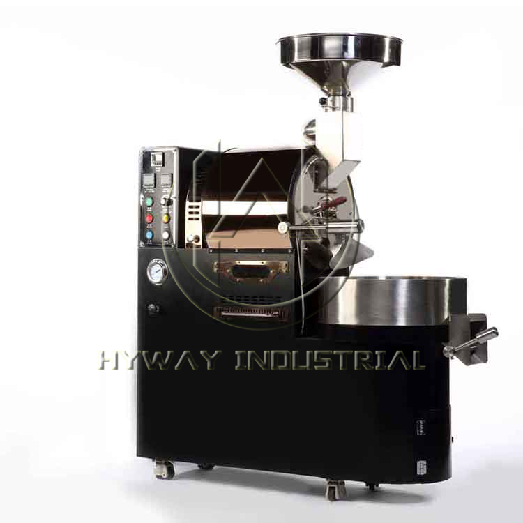 HW-10kg Газ коммерческий кофе жаровня машина горячего воздуха Кофе Жаровня попкорн машина с кофемолкой