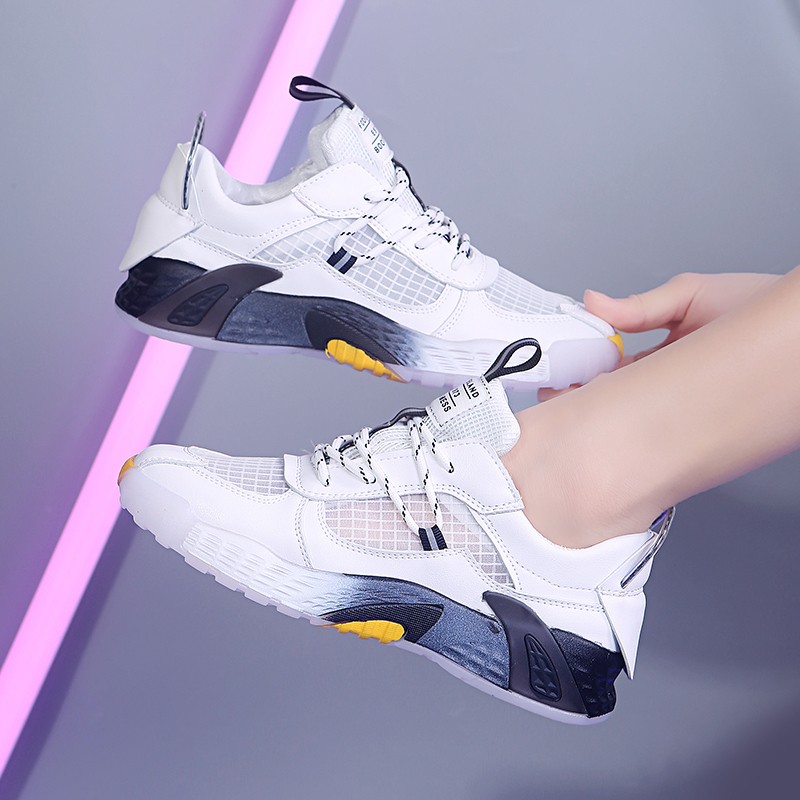 Оптовая продажа; Женская обувь; zapatillas; Женские модные кроссовки для бега; Обувь для отдыха; ulzzang; Плотная повседневная спортивная обувь; Женская обувь белого цвета