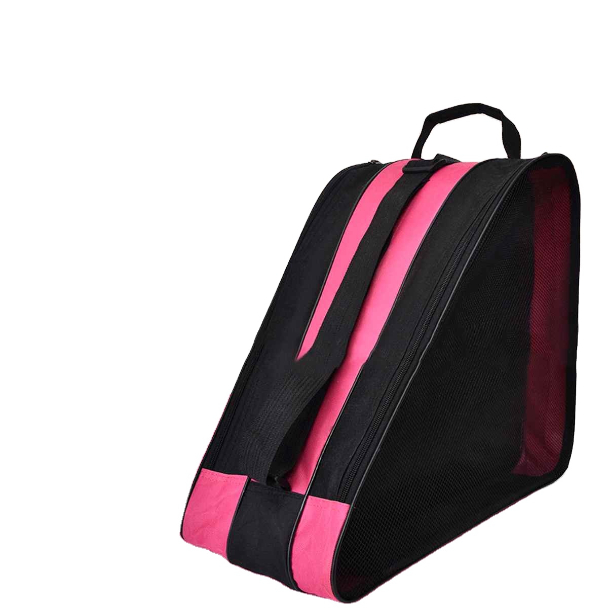 Professional Ice Ski Snow Boots Bag Unisex Triangle Shape Roller Skate Bag Single Shoulder Skating Shoes Storage Back