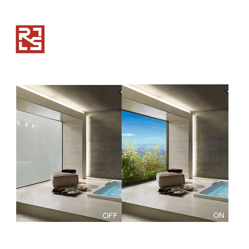 High transparent super clear privacy glass film uv isolation electric Tint Pdlc save energy smart diming film
