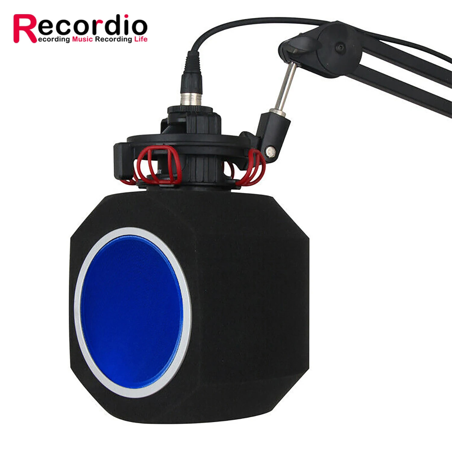 GAZ-600A Профессиональный Studio Mic экран акустический фильтр Desktop Запись микрофон ветер экран снижение уровня шума для Youtube