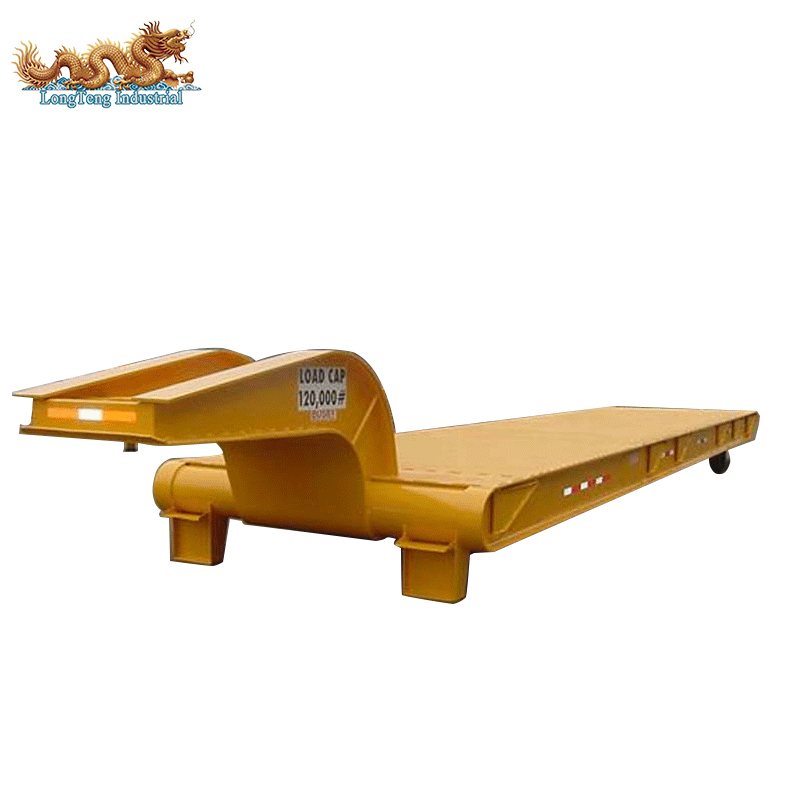 20 Feet Terminal Mafi Trailer Roll Trailer with Wood Floor