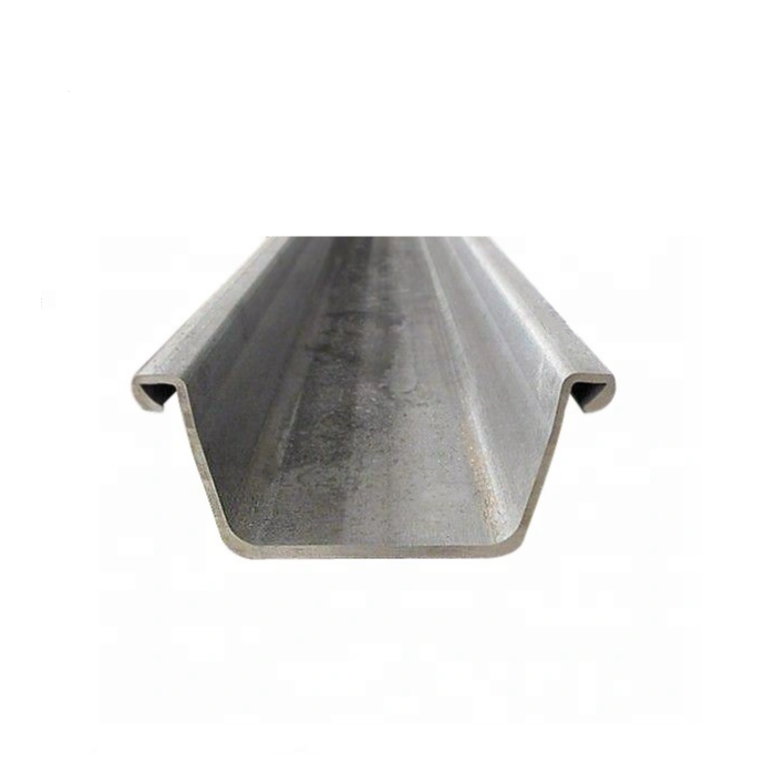 Philippines Larssen Hot Rolled U-Shape 400*100 Sea Water Resistant Sheet Pile Steel Sheet Piling