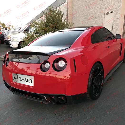 Z-ART углеродное волокно Задняя Крышка багажника для GTR R35 углеродное волокно Задняя Крышка багажника для 2009-2019 GT-R GTR
