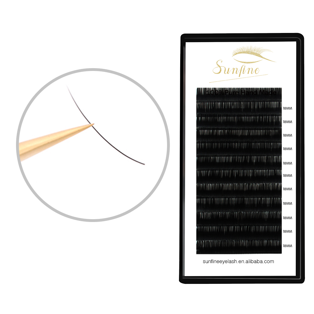 Sunfine Sell Private Label Eyelash Extensions For Your Own Brand And Faux Mink Individual Eyelash Extensions For Protection