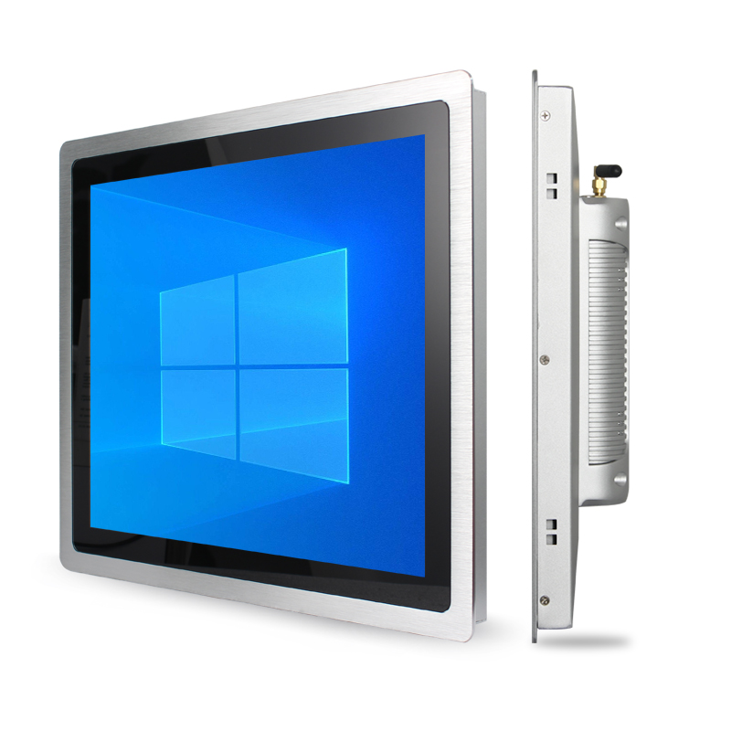 Touchthink J1900 Win7/8/10/Linux system 12V/24V DC 15.6inch ip65 waterproof dust-proof industrial touch all in one pc