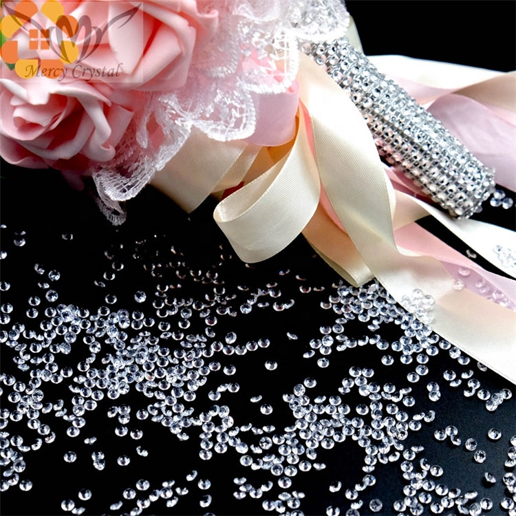Clear Acrylic Diamond Table Confetti for Wedding Decoration
