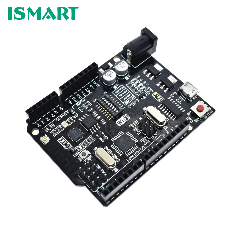 UNOR3 Wi-Fi ATmega328P ESP8266 поддержка 32Мб оперативной памяти, USB-TTL с CH340G