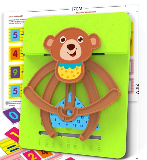 Puzzle early education memory training games arithmetic bear children's mathematics toys high quality hot sales