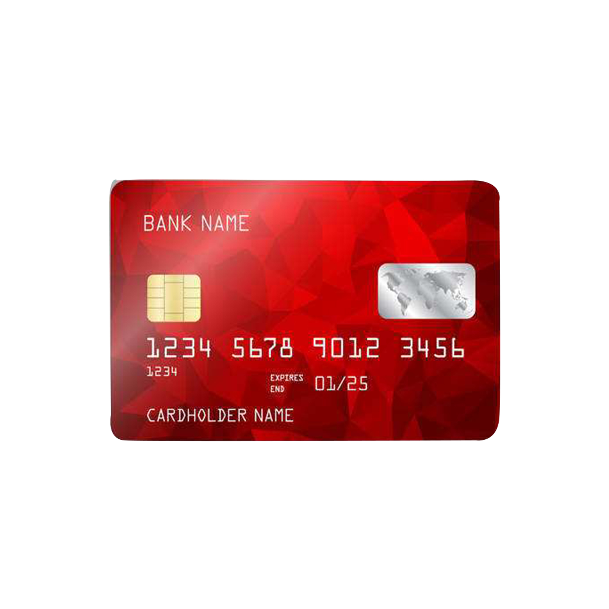 Заказная ПВХ белая id карта струйная ПВХ Виртуальная дебетовая карта visa