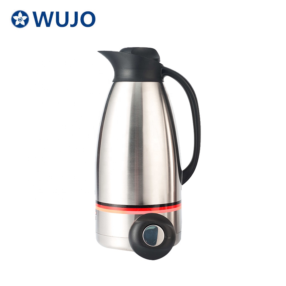 WUJO 1.2L 1.5L 2L 3L Оптовая Продажа Арабский Термос для отеля Вакуумный с двойными стенками афганистанский кофейник фабрика