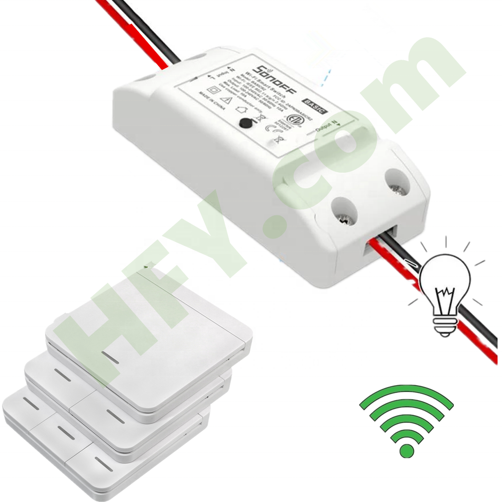 Sonoff receiver 220V Wifi Switch Wireless Remote Control Smart Switch Module /Light DIY Timer by with Alexa Google Home eWeLink